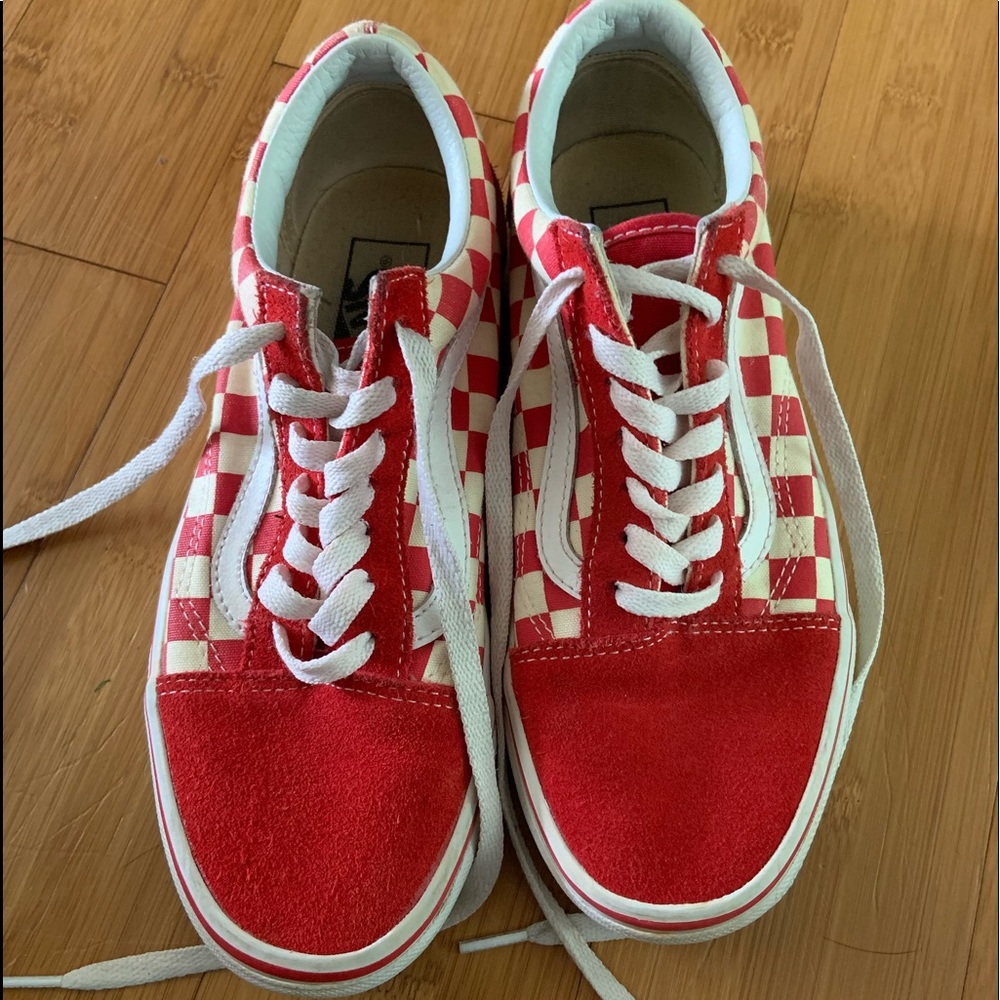 Vans Off the Wall Checkerboard Canvas Low Toe Shoe